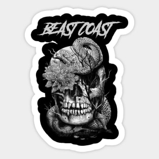 BEAST COAST RAPPER ARTIST Sticker